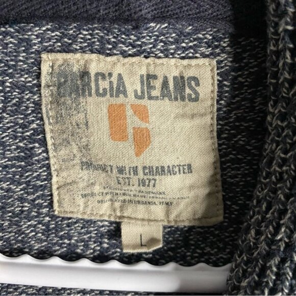 Garcia Jeans Men's Gray 100% Cotton Button Down Knit Cardigan - Picture 5 of 7